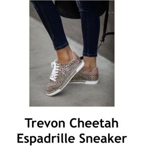 Trevon Cheetah Espadrille Sneaker 🖤🤎